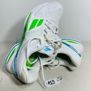 Babolat Propule BPM All Court Women White Lime Aqua Tennis Shoe SZ 8 Pre